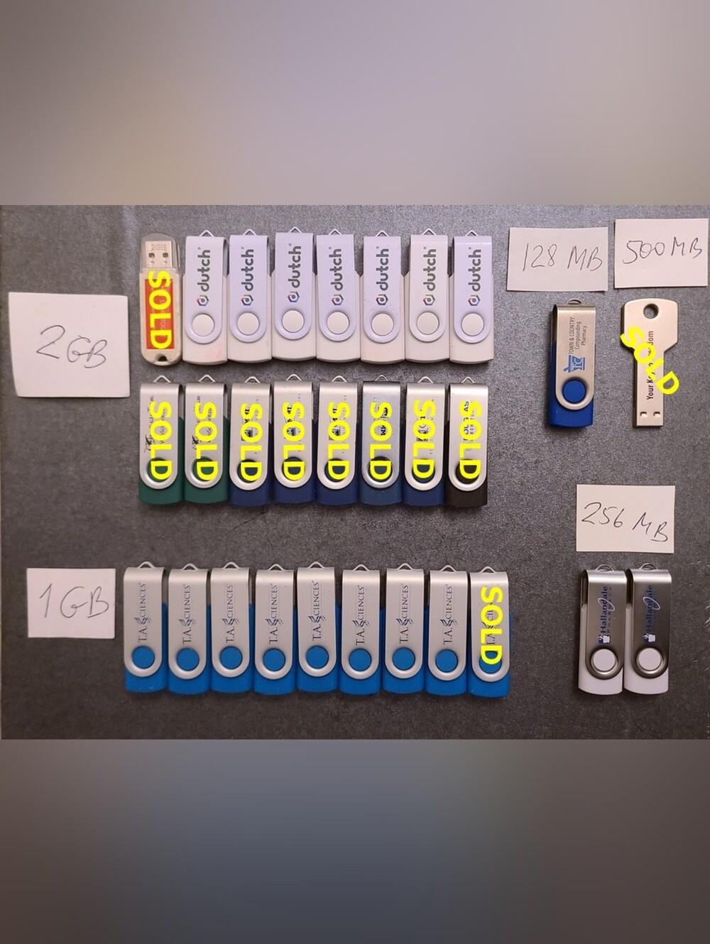 ONE Piece Of Assorted USB Flash Memory Thumb Drives Sticks